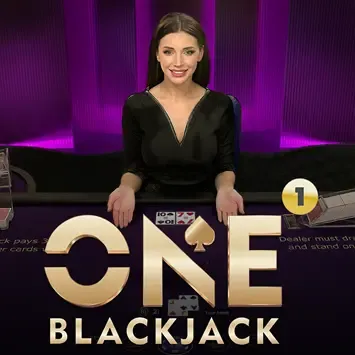 Permainan Kasino Langsung ONE Blackjack di Ruby Fortune