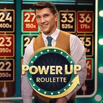 Permainan Kasino Langsung PowerUP Roulette di Ruby Fortune