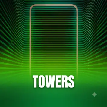 Permainan kasino Crash Towers di Ruby Fortune